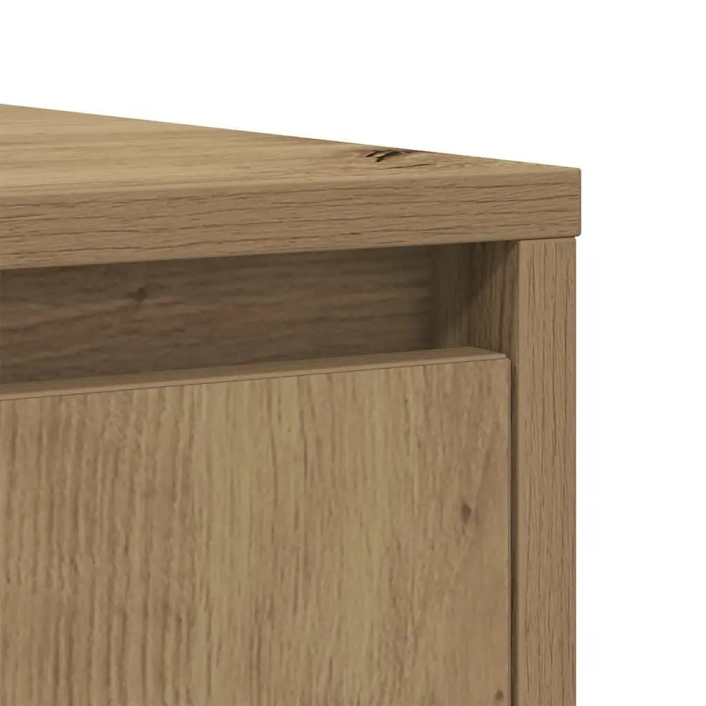 Sideboard Buffet Cabinet Storage Engineered Wood Brown 85x34x76cm