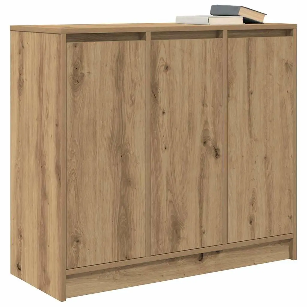 Sideboard Buffet Cabinet Storage Engineered Wood Brown 85x34x76cm