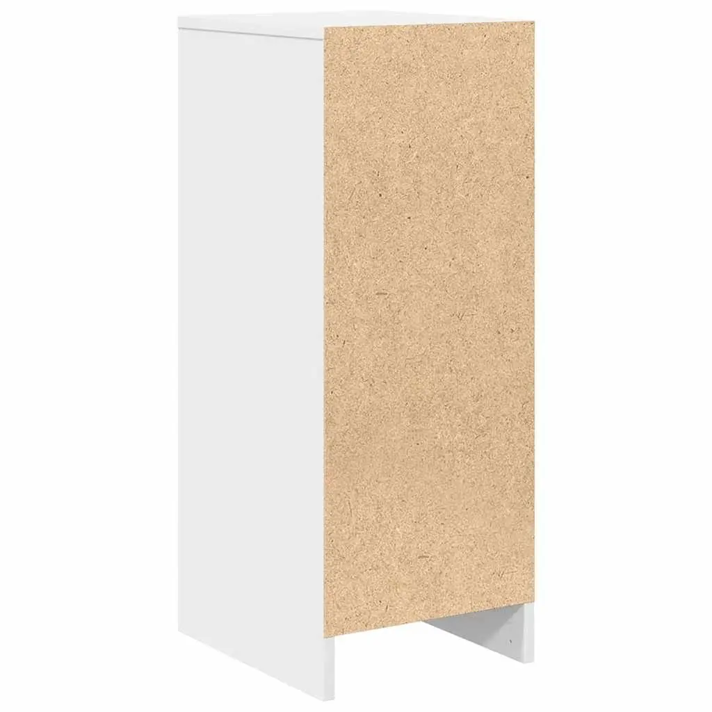 White Sideboard Storage Cabinet Engineered Wood Buffet Kitchen Dining Room