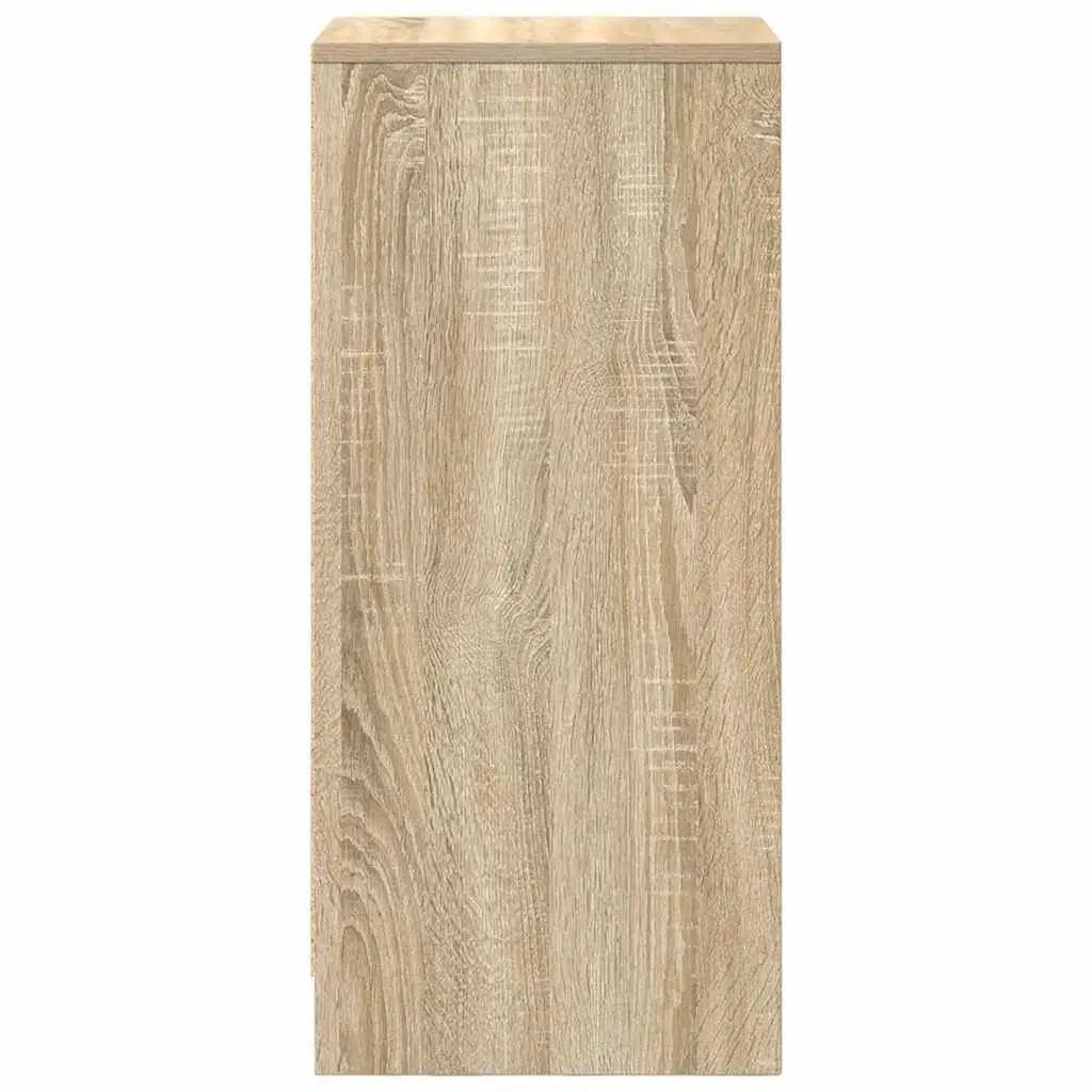 Sideboard Sonoma Oak 29.5x34x76 cm Storage Cabinet Buffet Engineered Wood Brown