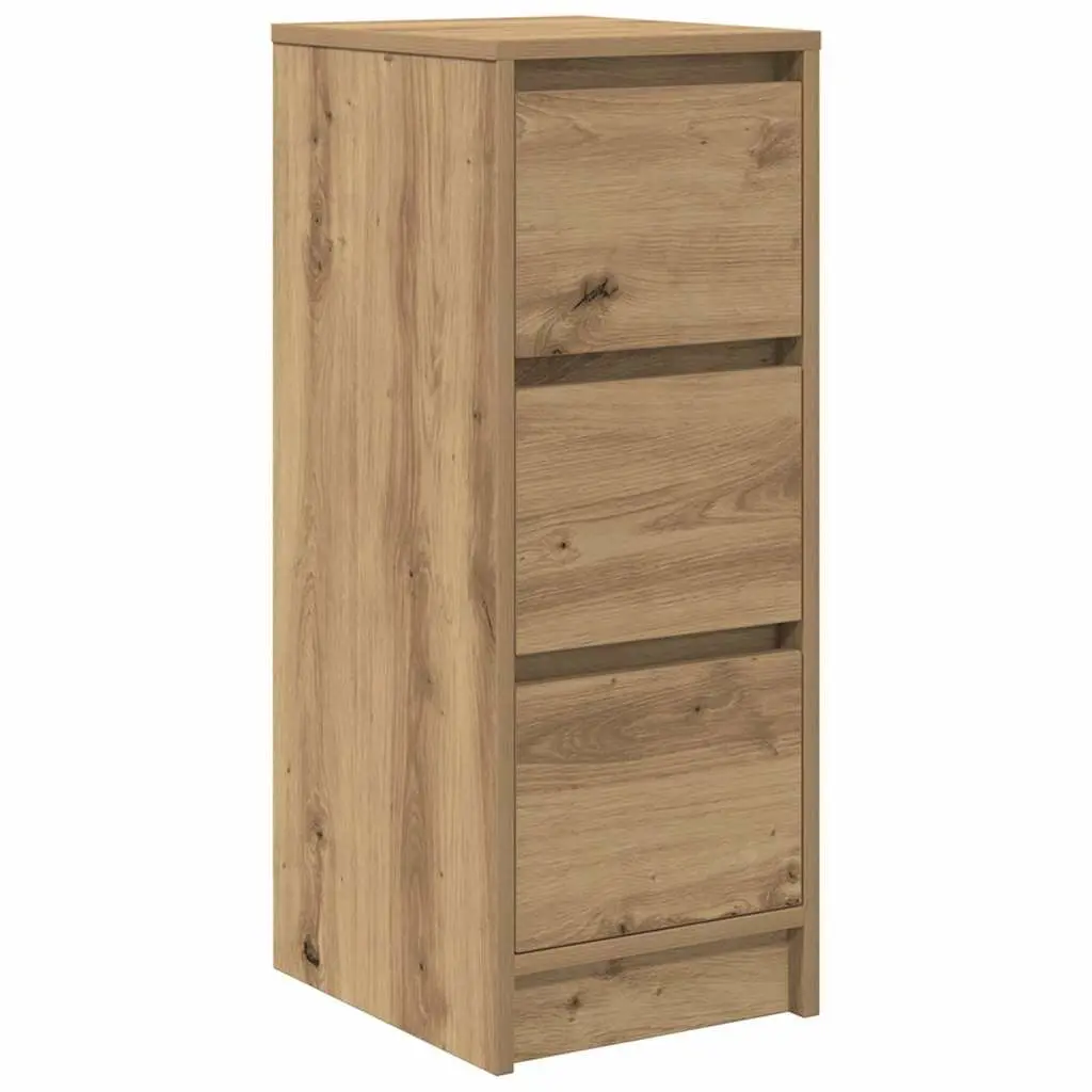 Sideboard Storage Cabinet for Dining Room Engineered Wood Brown 29.5 x 34 x 76 cm