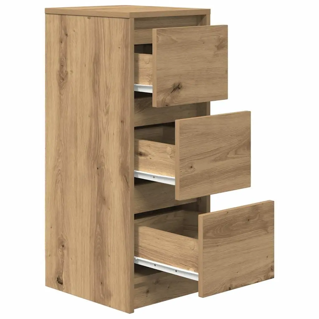 Sideboard Storage Cabinet for Dining Room Engineered Wood Brown 29.5 x 34 x 76 cm