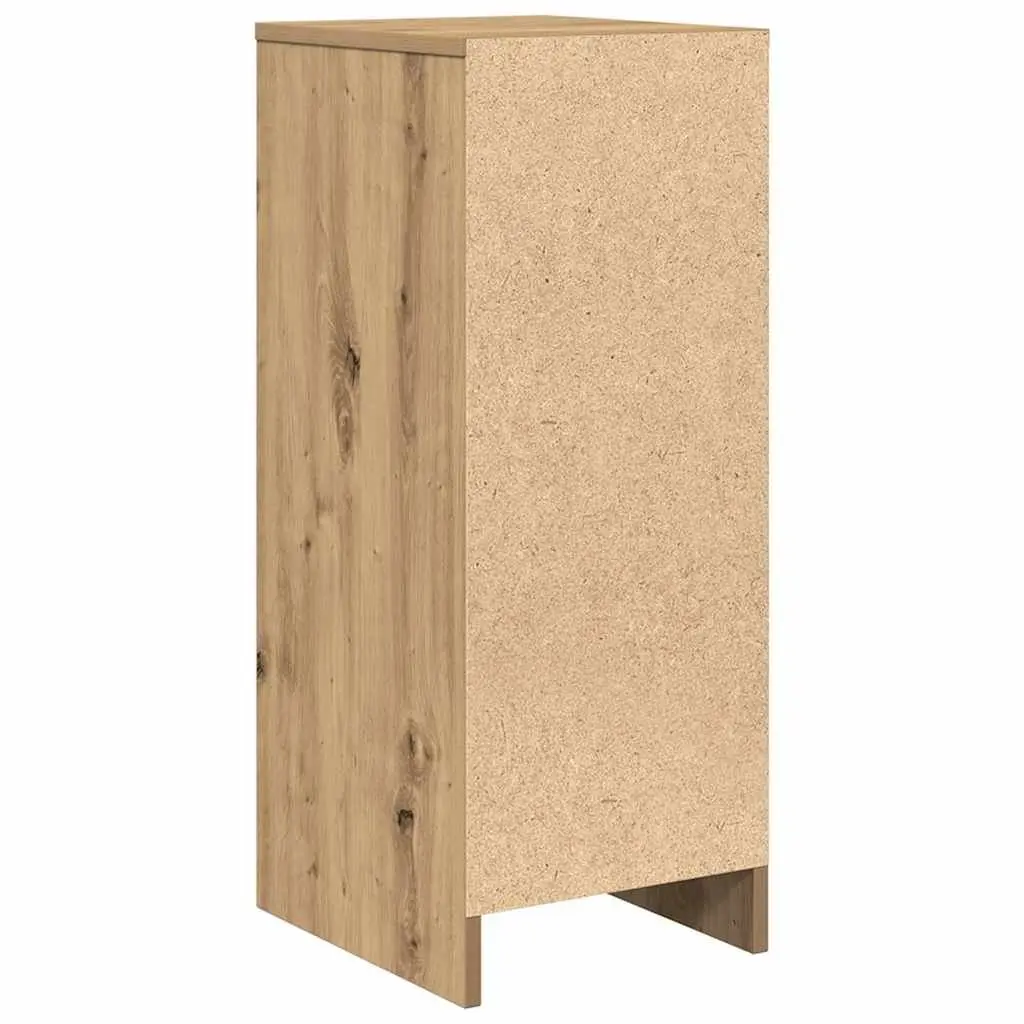 Sideboard Storage Cabinet for Dining Room Engineered Wood Brown 29.5 x 34 x 76 cm