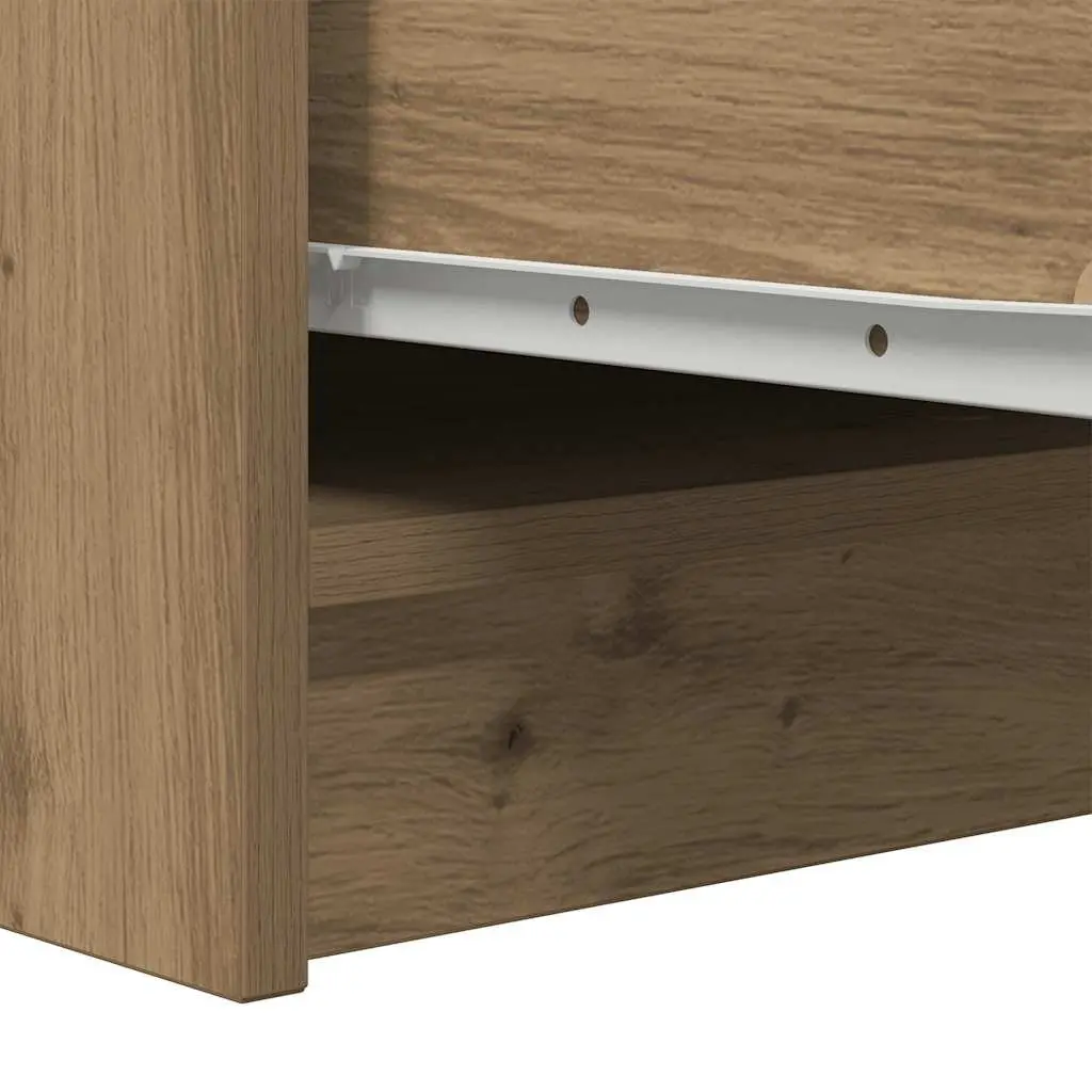 Sideboard Storage Cabinet for Dining Room Engineered Wood Brown 29.5 x 34 x 76 cm