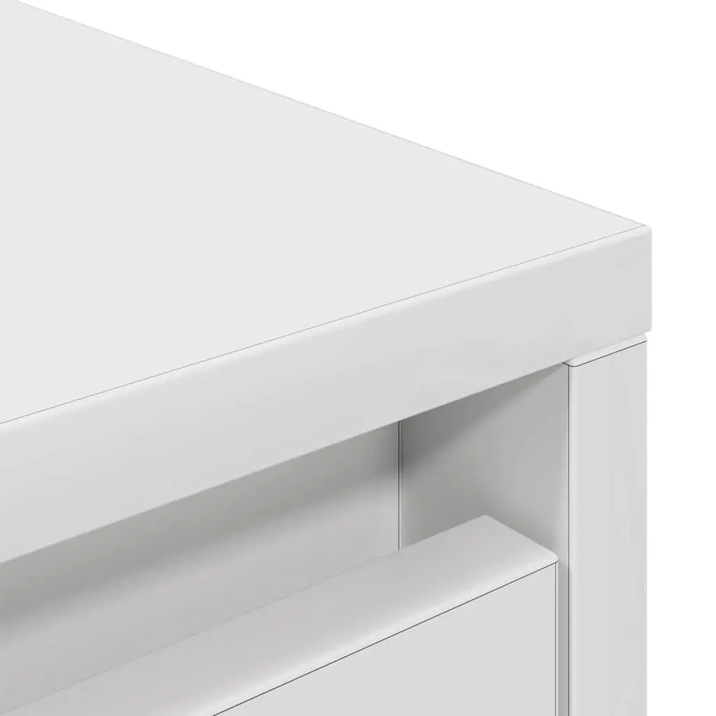Highboard Storage Cabinet for Dining Room White Engineered Wood 29.5 x 34 x 119.5 cm