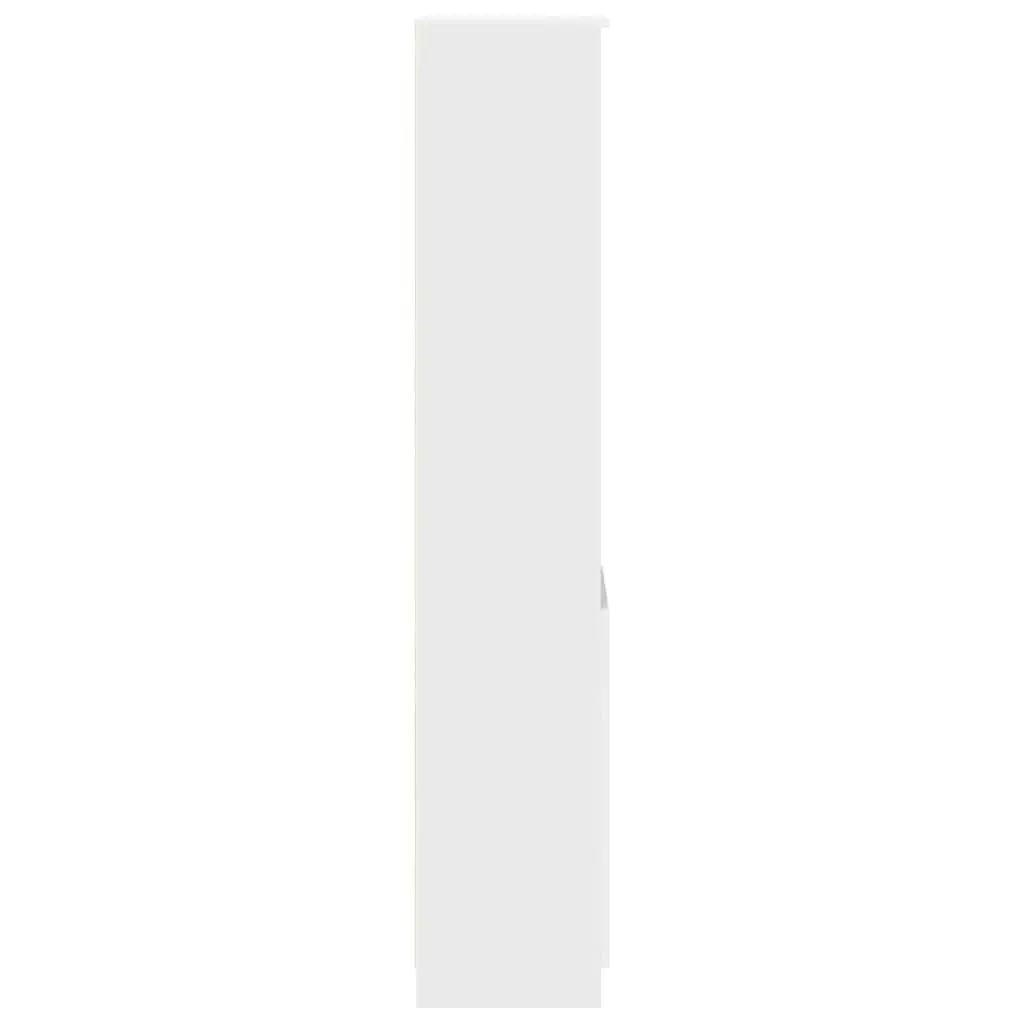 Highboard Storage Cabinet for Dining Room Kitchen Bedroom White 37.5L x 35W x 180H cm Engineered Wood