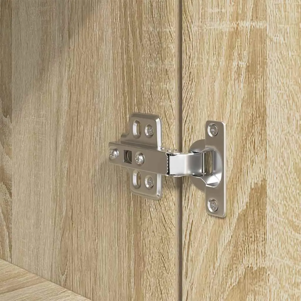 Highboard Storage Cabinet for Dining Room Bedroom Bathroom Kitchen Living Space Brown Engineered Wood 37.5x35x180cm