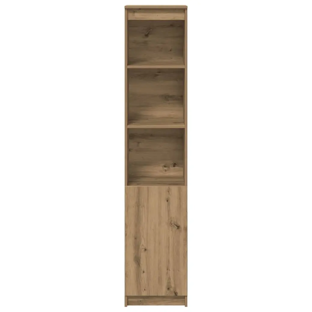 Highboard Storage Cabinet for Dining Room Bedroom Living Area 37.5 x 35 x 180 cm Brown Engineered Wood