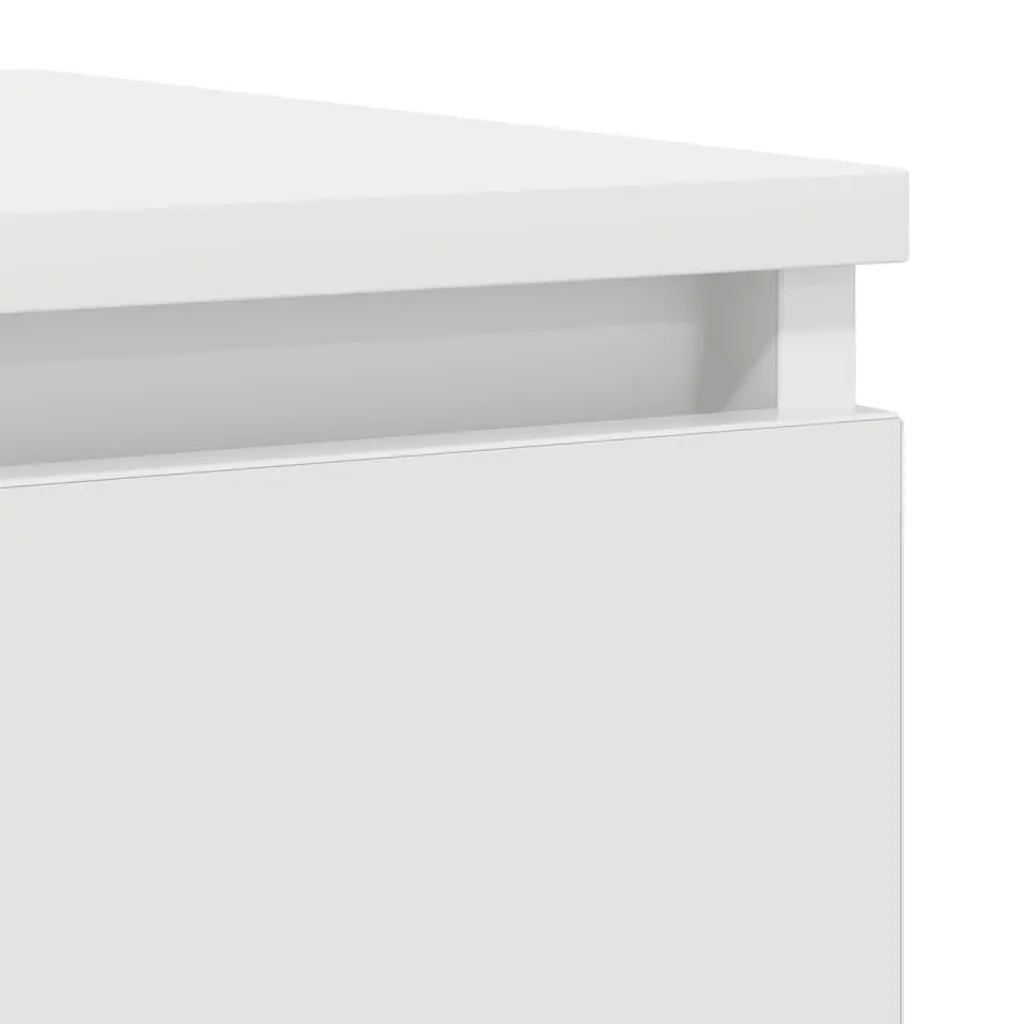White Sideboard Storage Cabinet Dining Room 37.5W x 35D x 99H cm