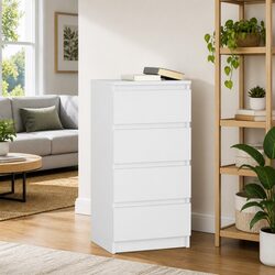 White Storage Sideboard Cabinet Specifications 37.5x35x76cm