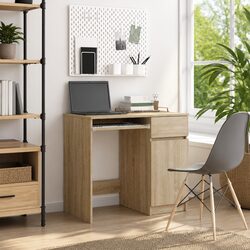 Engineered Wood Office Desk Dimensions 86x49x76cm