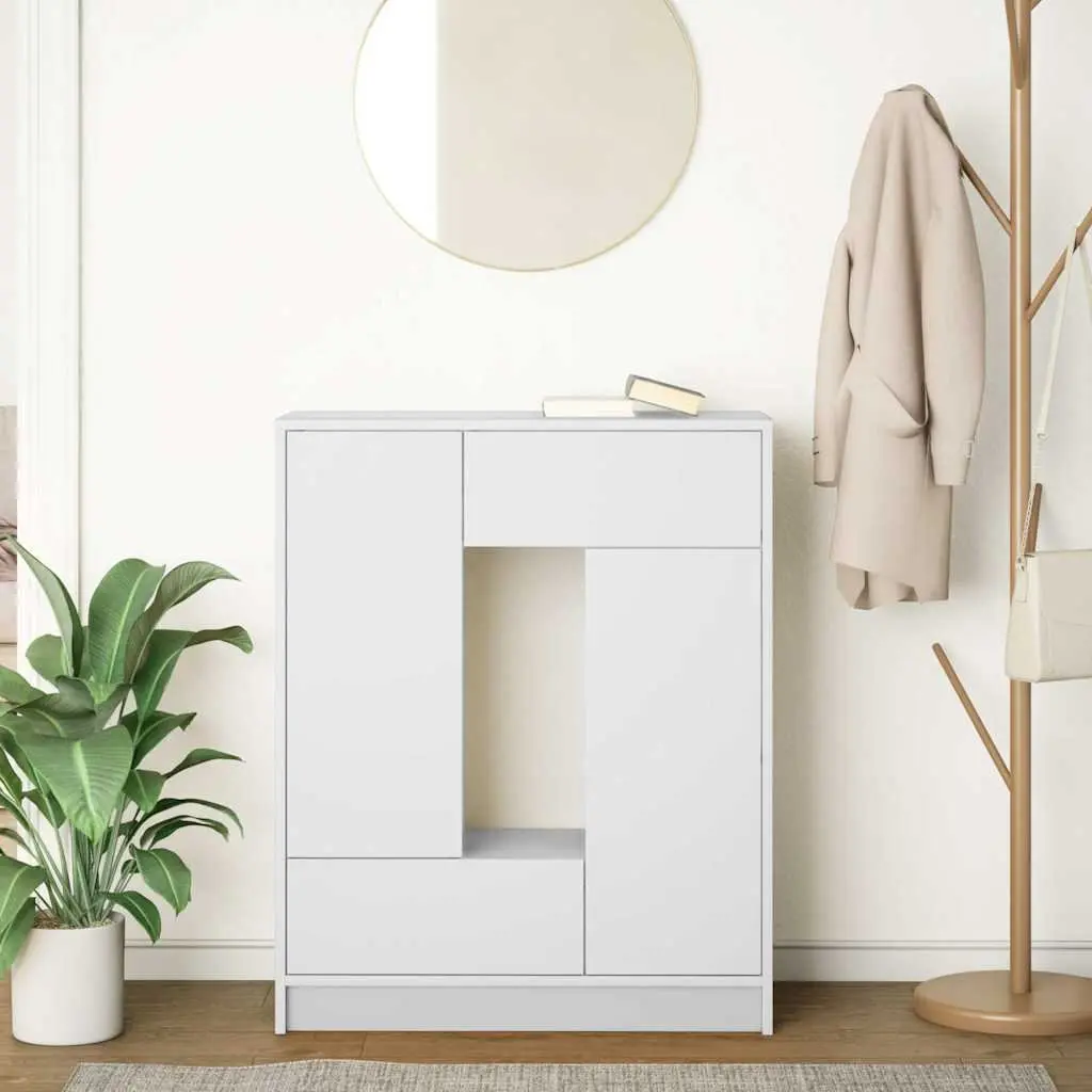 White Sideboard Buffet Storage Cabinet