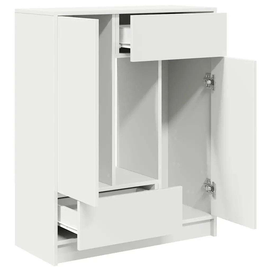 White Sideboard Buffet Storage Cabinet