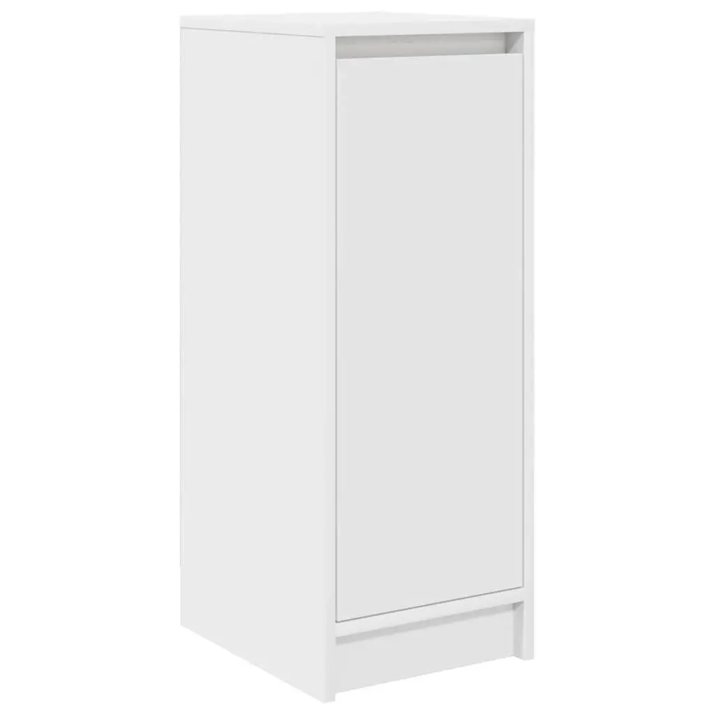 Shoe Cabinet Storage Organiser for Home White Engineered Wood 29.5 x 34 x 76 cm