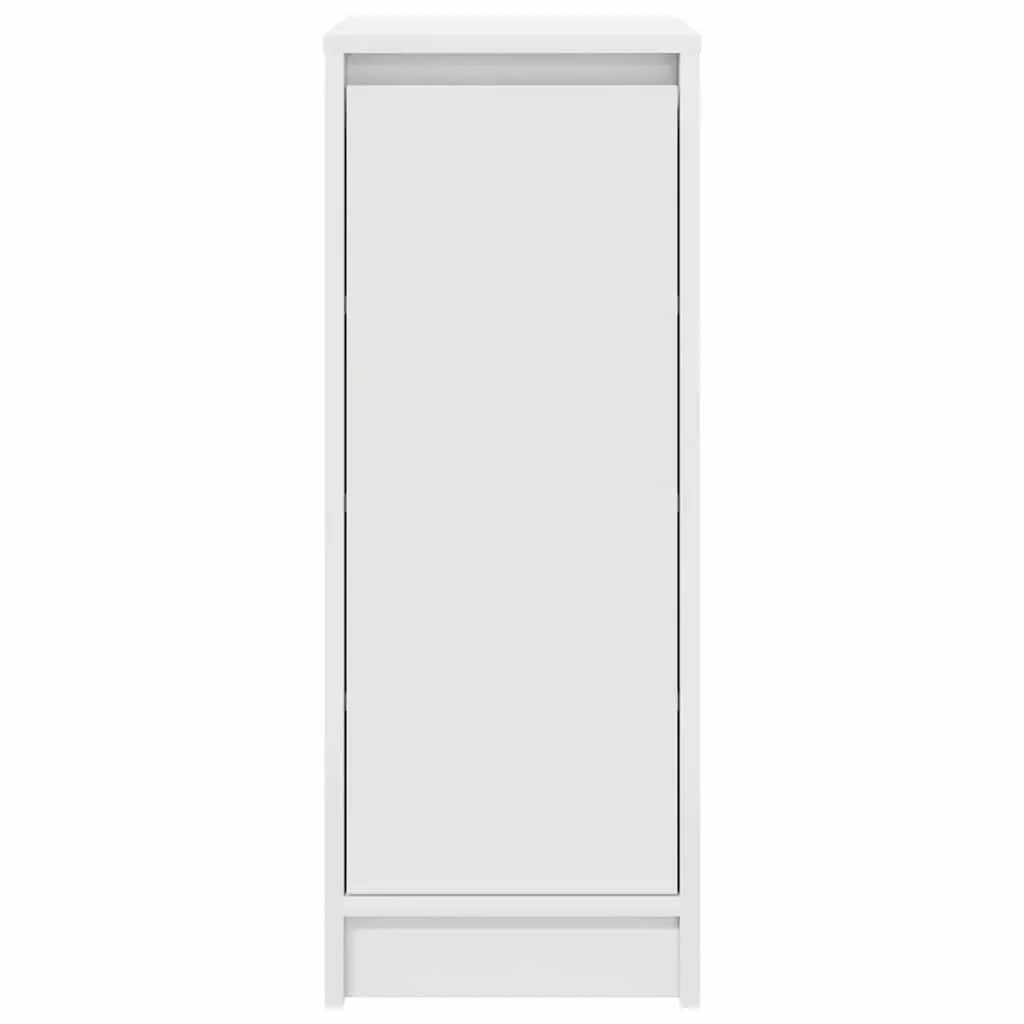 Shoe Cabinet Storage Organiser for Home White Engineered Wood 29.5 x 34 x 76 cm