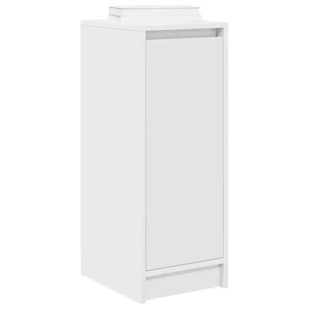 Shoe Cabinet Storage Organiser for Home White Engineered Wood 29.5 x 34 x 76 cm