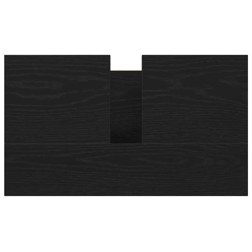 Bathroom Vanity Cabinet Black 60cm for Bathroom Storage Sink Unit