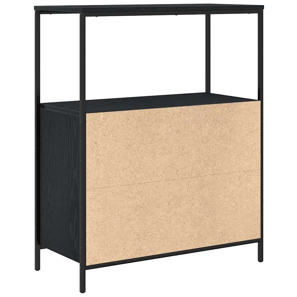 Bathroom Vanity Cabinet for Bathroom 76.5W x 35D x 95H cm Black Oak Storage Unit Organiser