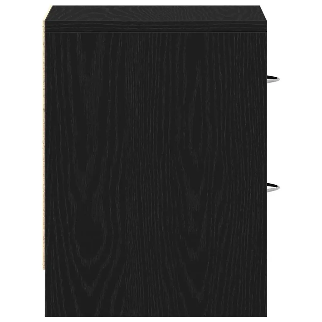 Black Oak Bedside Cabinet 40x30x40cm