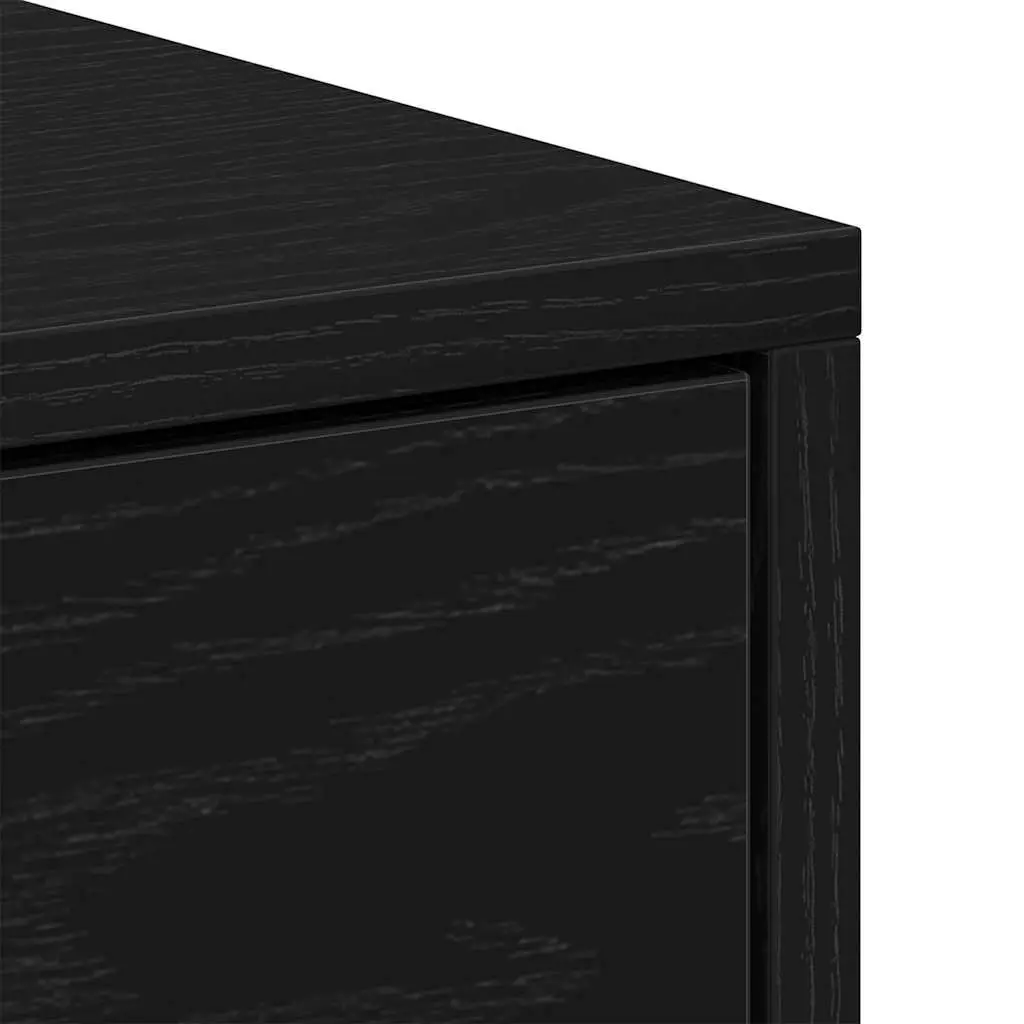 Black Oak Bedside Cabinet 40x30x40cm