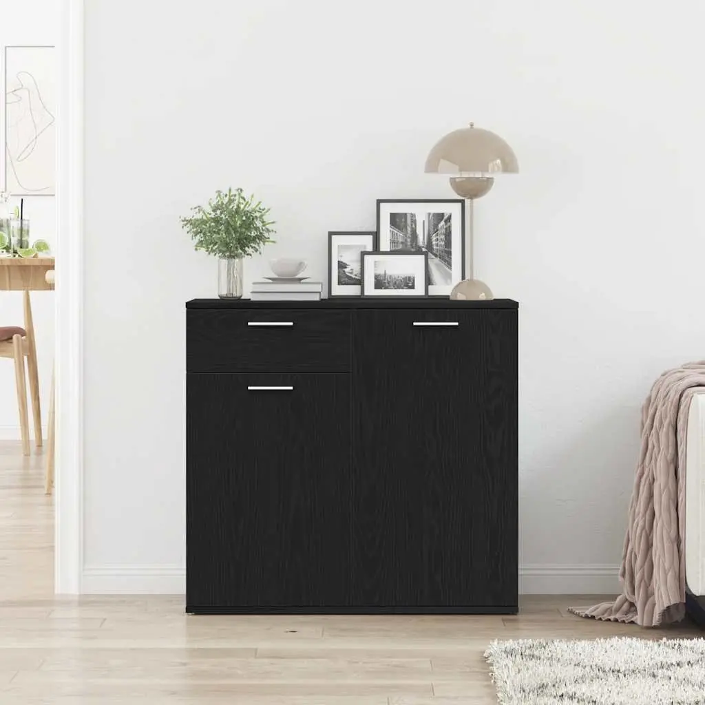 Black Oak Sideboard 80x36x75cm