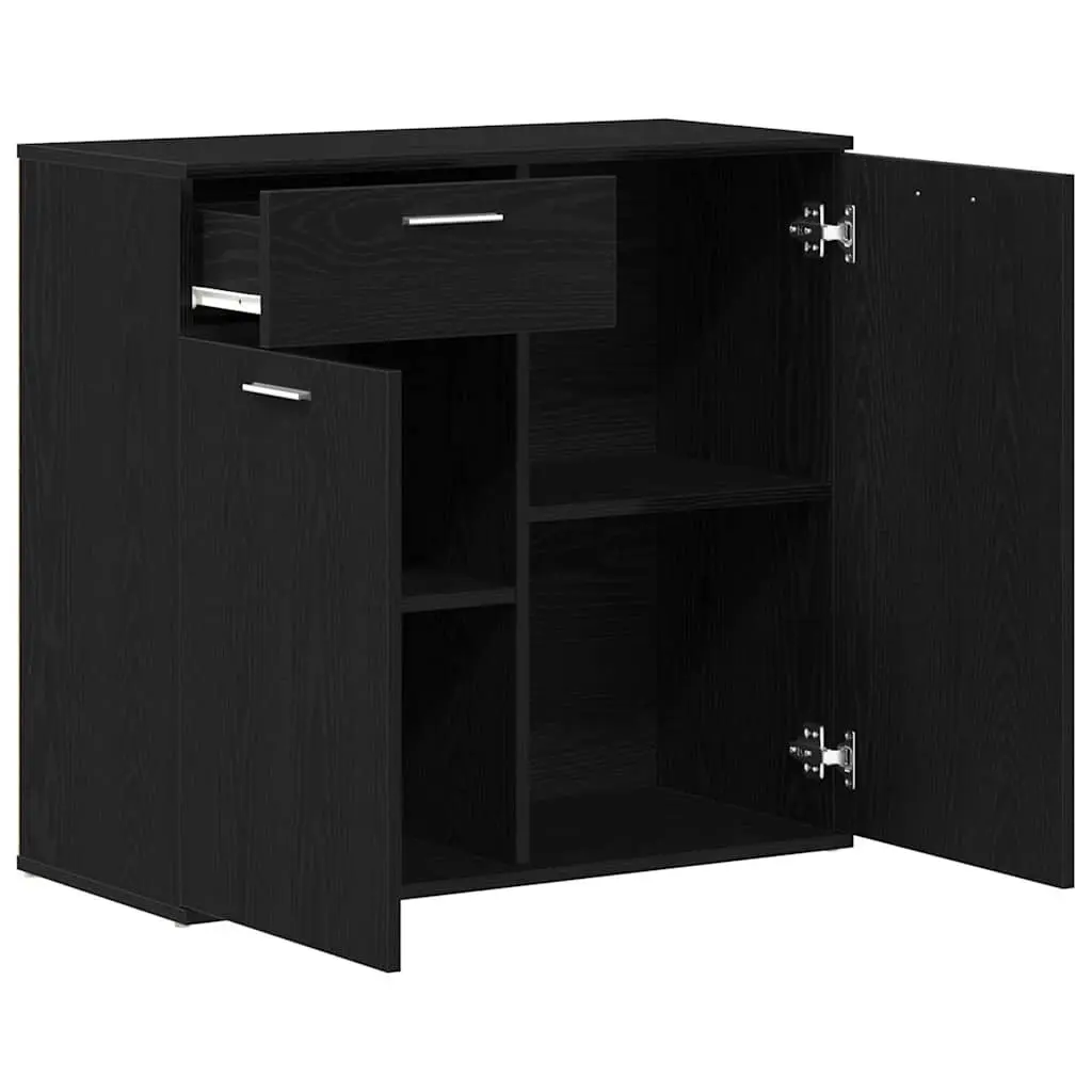Black Oak Sideboard 80x36x75cm