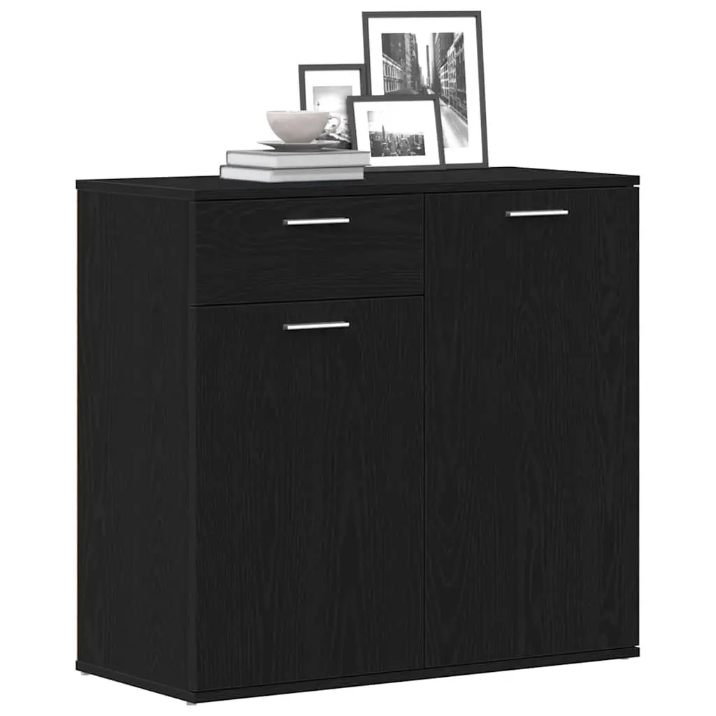 Black Oak Sideboard 80x36x75cm