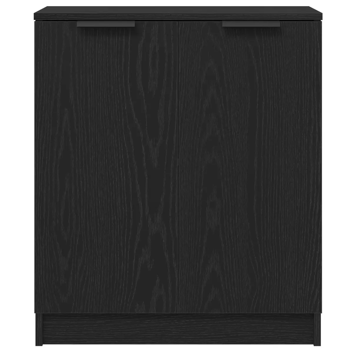 Sideboard Black Oak 60x30x70cm Modern Storage Cabinet Living Dining Room