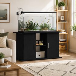 Aquarium Stand Dimensions: 101 x 41 x 58 cm, Black Oak