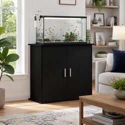 Aquarium Stand Specifications: Black Oak, 81 x 36 x 73 cm