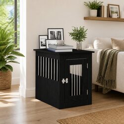 Dog Crate End Table Specifications - Black Oak Design
