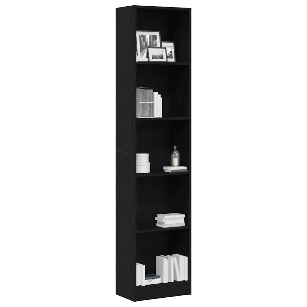 Bookcase Standing Shelf Storage Organiser 5 Shelves Home Furniture Display Unit
