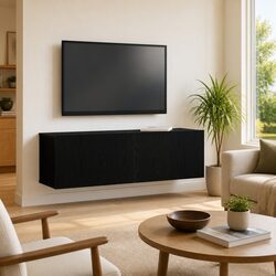 Dimensions and Specs of Wall-Mounted TV Cabinet 100cm