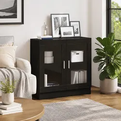 Dimensions and Details of the Black Oak Book Cabinet