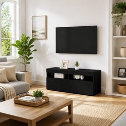 TV Cabinet Specifications: 90 x 35 x 40 cm, Black Oak