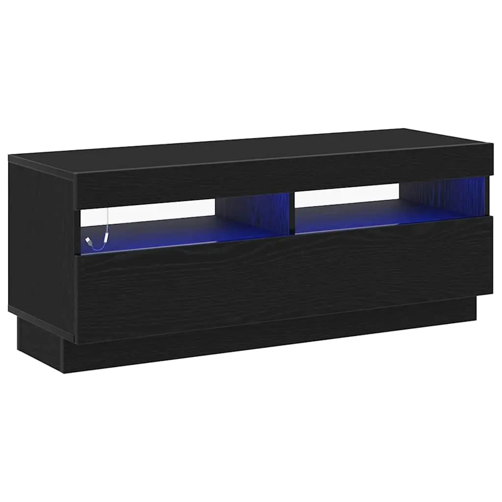 TV Cabinet Black Modern Living Room 100 x 35 x 40 cm