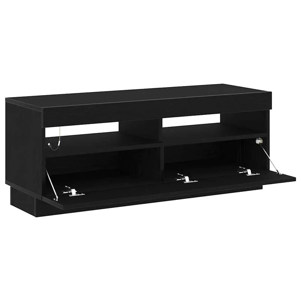 TV Cabinet Black Modern Living Room 100 x 35 x 40 cm