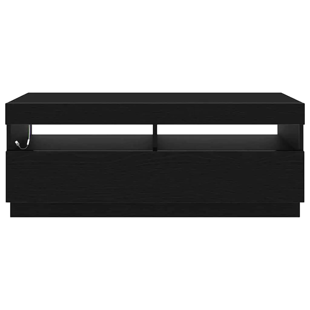 TV Cabinet Black Modern Living Room 100 x 35 x 40 cm