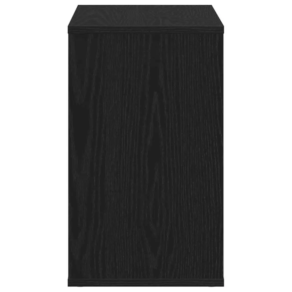 Black Sideboard with Drawer and Shelves