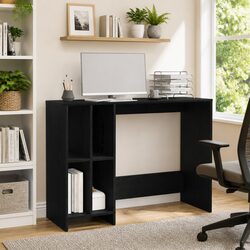 Specifications for Black Oak Desk with Shelves