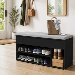 Shoe Bench Dimensions and Features: 102 x 30.5 x 45 cm