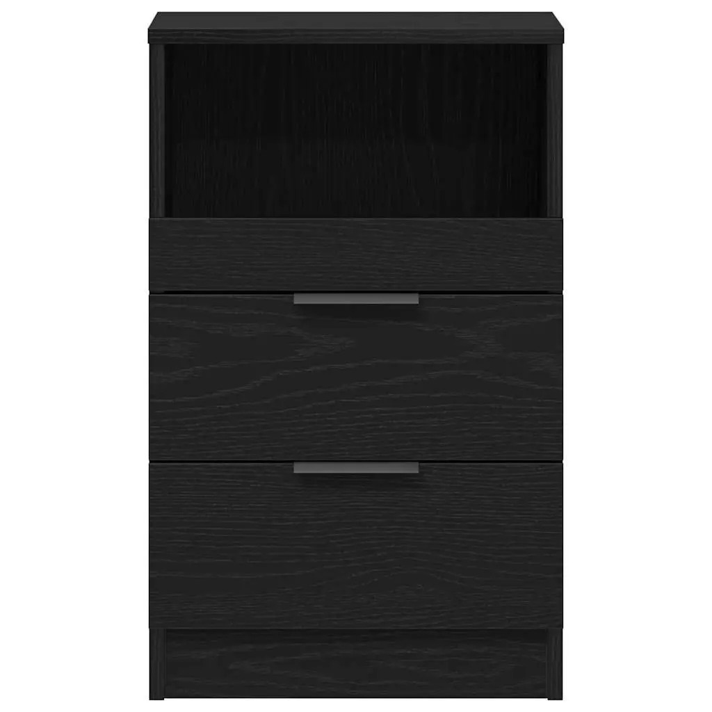Black Oak Engineered Wood Nightstands