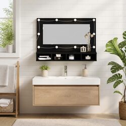 Wall-Mounted Mirror Cabinet - Dimensions 90 x 31.5 x 62 cm