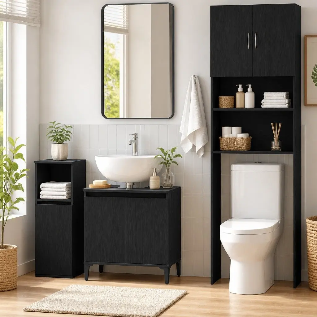 Wall-Mounted Bathroom Sink Cabinet