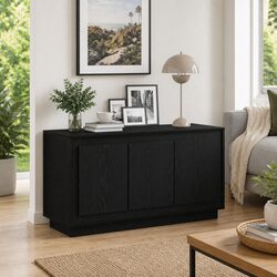 Black Oak Sideboard Dimensions: 102 x 35 x 55 cm