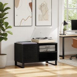 Black Oak Media Storage Cabinet Dimensions and Specs