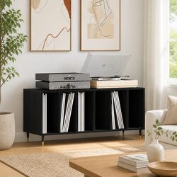 Dimensions and Specs of Black Oak Media Storage Cabinet