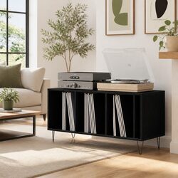 Specifications of the Black Oak Record Cabinet