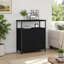 Black Oak Sideboard - Dimensions: 70 x 30 x 80 cm