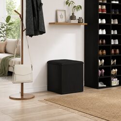 Black Oak Storage Bench Specifications and Details
